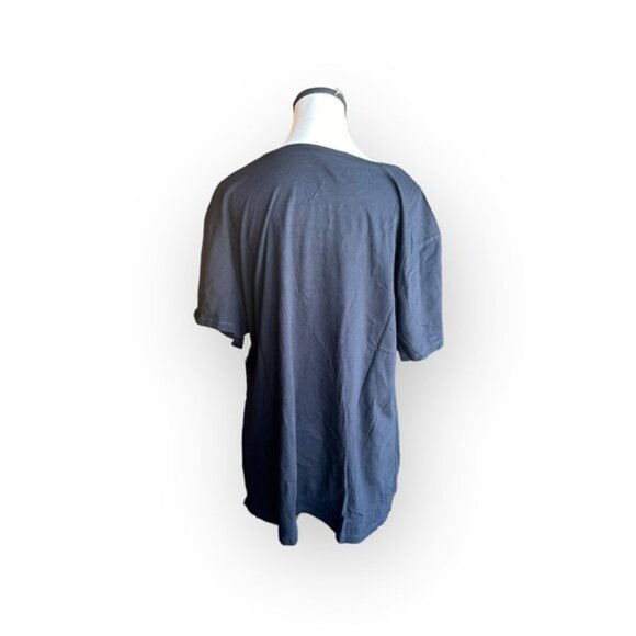 🆕 NWT Women’s torrid 2 3 Black Relaxed Fit Vintage Cotton Slash Yoke Sleeve Tee - Picture 5 of 9